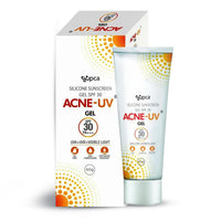 ACNE-UV Gel Sunscreen SPF 30 PA+++ | 60g Sunscreen for Oily Skin Women & Men | Non-Comedogenic Silicone Gel | Visible Light Protection | Water Resistant | Suitable for All Skin Types