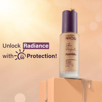 Hilary Rhoda Skin Perfecting Foundation | With SPF 15 | Super Matte Finish | Full Coverage | Oil-Control & Paraben-Free | 6 Shades | Conceals Fine Lines & Blemishes | 30g (Spiced Sand| Shade 05)