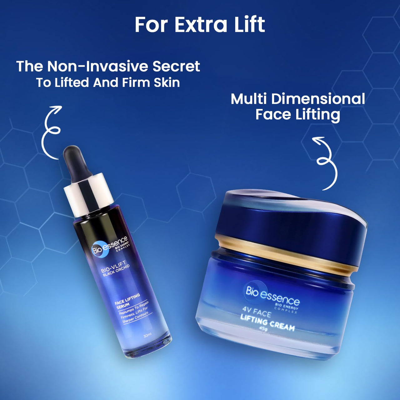 Bio essence Bio-Vlift 4V Face Lifting Cream & Bio-Vlift Face Lifting Serum