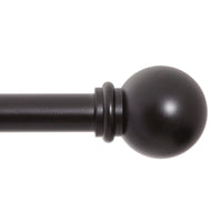Kenney KN71607 Chelsea Ball End Standard Decorative Window Curtain Rod, 48-86