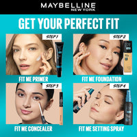 Maybelline New York Setting Spray, Transfer-proof, 24H Oil-Control Formula With Witch Hazel, Fit Me Matte + Poreless, 60 ml (Pack of 2)
