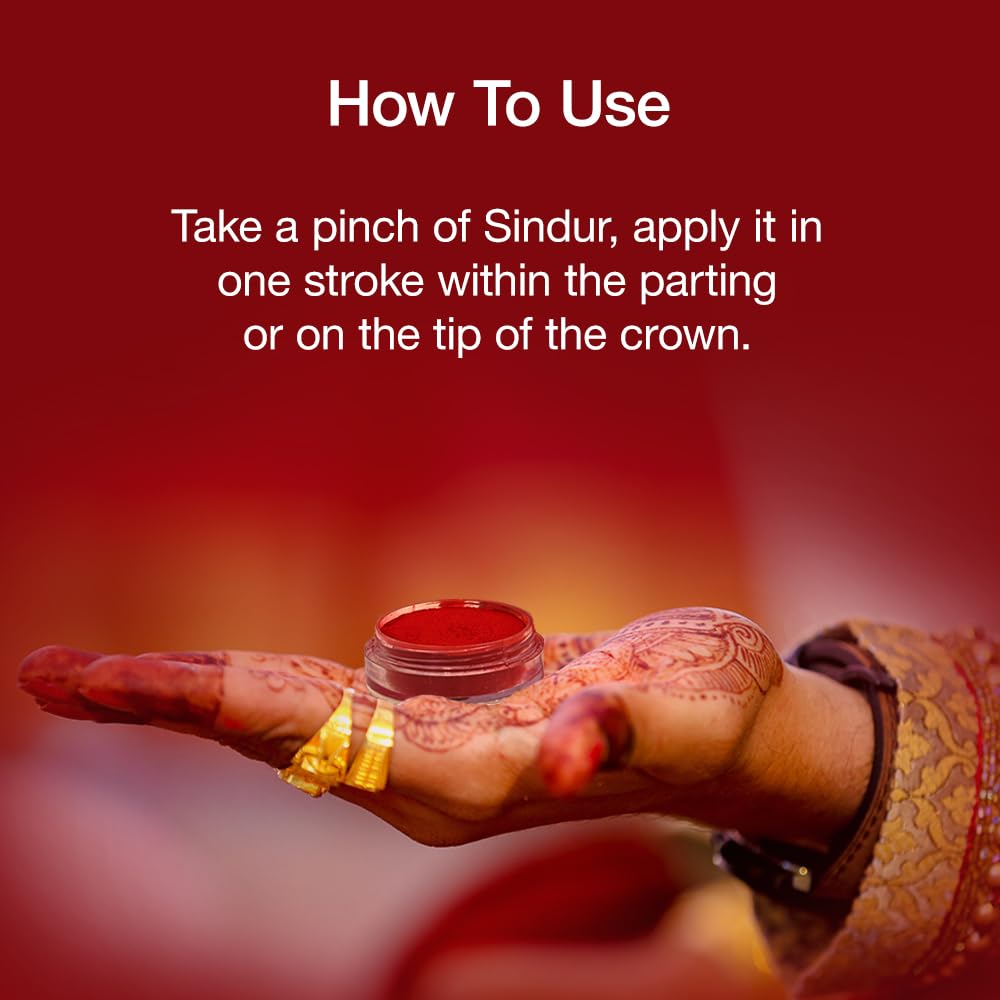 Shahnaz Husain Shabride | Herbal Sindoor Powder | Red | 3G, 2 Grams