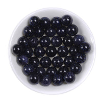 Natural Stone Beads 8mm Blue Sand Stone Round Loose Beads Crystal Energy Stone Healing Power for Jewelry Making DIY,1 Strand 15