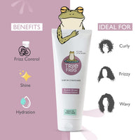 TRue FRoG Hydrating and Moisturising Style Care Shampoo for Curls - 250ml, Leave-in Conditioner for Curly - 200g and Styling Gel for Curls - 150ml For Curly, Wavy Hair - Combo Pack of 3