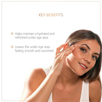 SoulTree Under Eye Gel With Pomegranate & Almond Oil - Reduces Under-Eye Dark Circles & Puffiness - For Oily To Combination Skin, 40ml