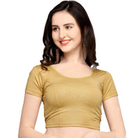 Life Win Stretchable Blouse 28 to 46 Size Cotton Lycra for Women