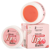 Pilgrim Spanish Squalane Lip Balm (Bubblegum) For Unisex, Lip Balm For Dark Lips With Shea & Cocoa Butter For Soft Lips, Soothing & Hydrating Dry & Chapped Lips, 8g - Pink