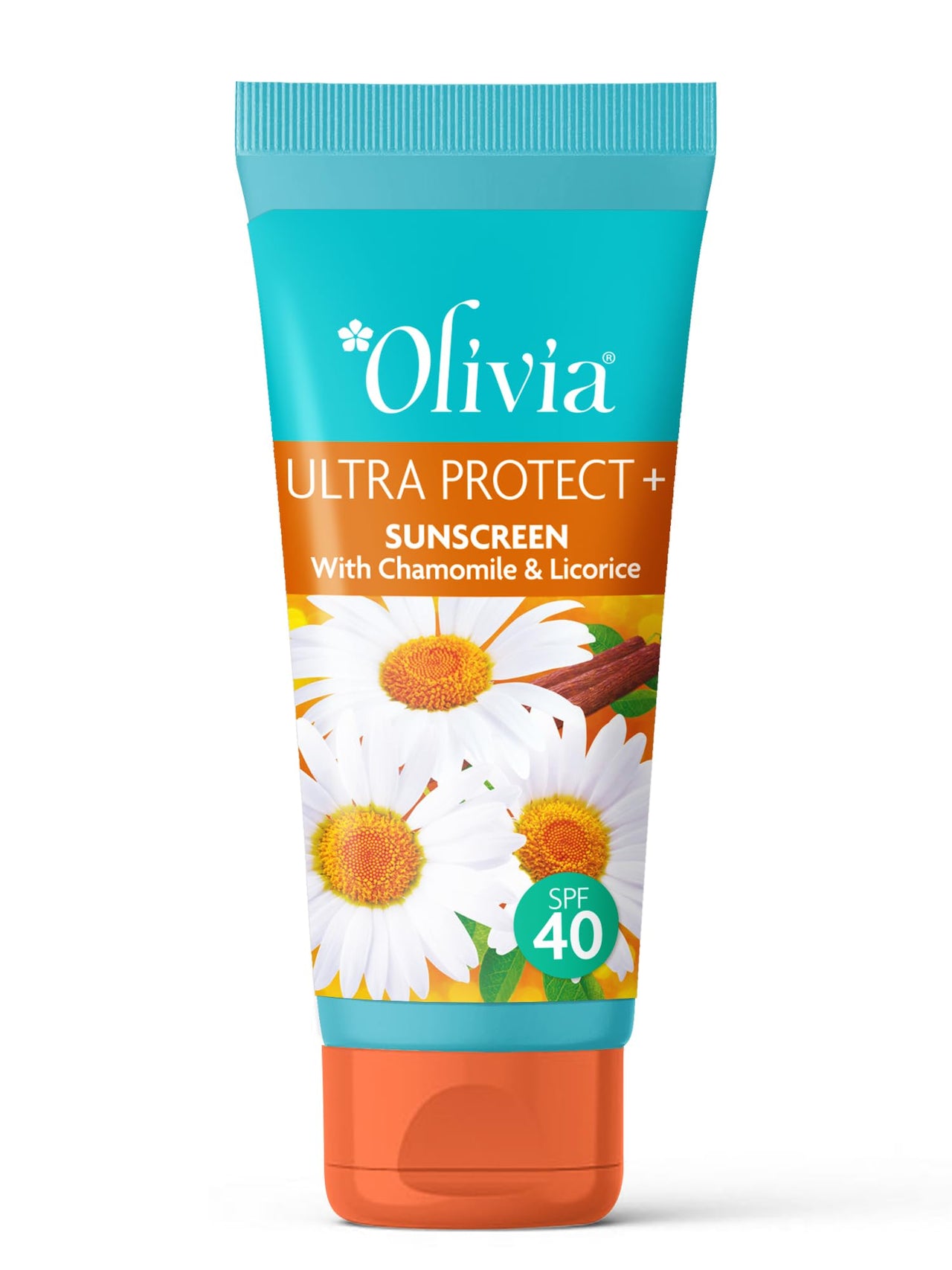 Olivia Sunscreen SPF 40 with UVA, UVB Protection | SPF 50 Sunscreen for Oily Skin | No White Cast | Ultra Protect++ Sun Screen for Combination Skin | Face & Body Lotion for Men & Women | 50g