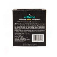 mCaffeine Coffee Body Scrub Mask with Niacinamide for Tan Removal & Depigmentation | Reduces Dark Skin Patches, Nourishes & Hydrates | De-Tan Body Mask for Women & Men | Natural & 100% Vegan