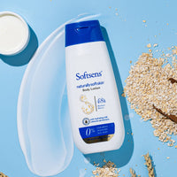 Softsens Naturally Soft Skin Body Lotion With Hydrating Milk Creme & Oats Extract | 48H Moisturization | Parabens, Sulfates, SLS, SLES Free 200ml