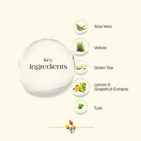 Ashpveda Fresh Hydrating Gel With Vetiver & Aloe Vera | Lightweight and Oil Free Gel For Intense Hydration, Reduces Acne, Soothes Irritation and Refines Pores