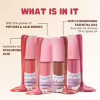 THE SKIN DIET COMPANY Lip Tint - Mauve Pink | Hydrating Liquid Lipstick for Women | Lip treatment for Dry & Pigmented Lips (4ml)