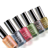 Lakmé Color Crush Nail Art T2, Multicolor, 6 Ml,Shimmery Finish