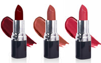 Barva Natural & Moisturising Lipsticks made using Pure Ghee, Kokum butter and Mineral Colours, 4.3g (Wine Red + Fuchsia + Orchid)