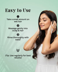 Veda Harvest Shampoo 400ml for Reduce Dandruff & Helpful for Hair Growth,Ayurvedic Shampoo to Restore Hair Shine & Strength