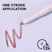 SIMPLYNAM Ultimate Kajal – Metallic Bronze | 1 Stroke Intense Color Payoff | Water Resistant | Long-Lasting & Smudge-Proof | Safe for Sensitive Eyes | 7X More Product | In-Built Sharpener & Smudger