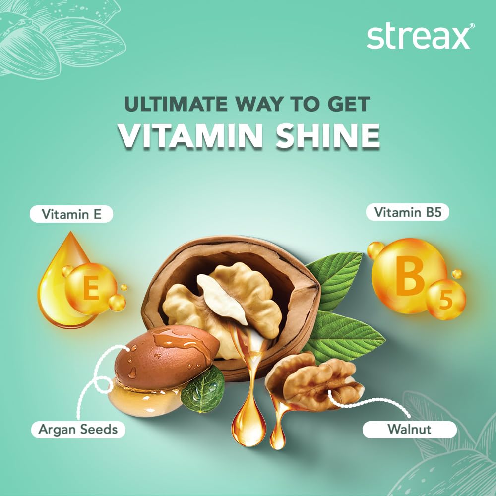 Streax Cr?me Permanent Hair Colour - 4 Natural Brown Hair Color- 140 Ml, 100% Grey Coverage, Ammonia Free Hair Color, Long Lasting,Colourant Tube : 60G,Developer Bottle : 60 Ml,Conditioner : 20G