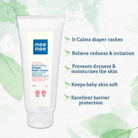 Mee Mee Diaper Rash Cream with Aloe Vera 100 g | Natural Cream For Newborns & Babies | Natural Solution for Treating and Preventing Diaper Rash | Soothing Relief (Single Pack)