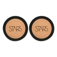 Stars Cosmetics Makeup Foundation Cream Face Professional Light Weight Matte Finish Waterproof blends seamlessly Long Lasting Full Coverage All Skin Types For Girls & Womens FS28 (Pack of 2 8g Each)