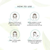 mCaffeine Vitamin C Face Wash for Women with Green Tea & Hyaluronic Acid | Oil Control Face Wash for Oily Skin, Normal Skin & Dry Skin | Natural Detoxifying Face Wash - Rich in Antioxidants | 100ml