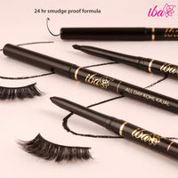 Iba Halal Care All Day Kohl Kajal, Jet Black, 0.35g and Iba Halal Care Face Glow Exfoliating Wash, 100ml (Pack of 2)