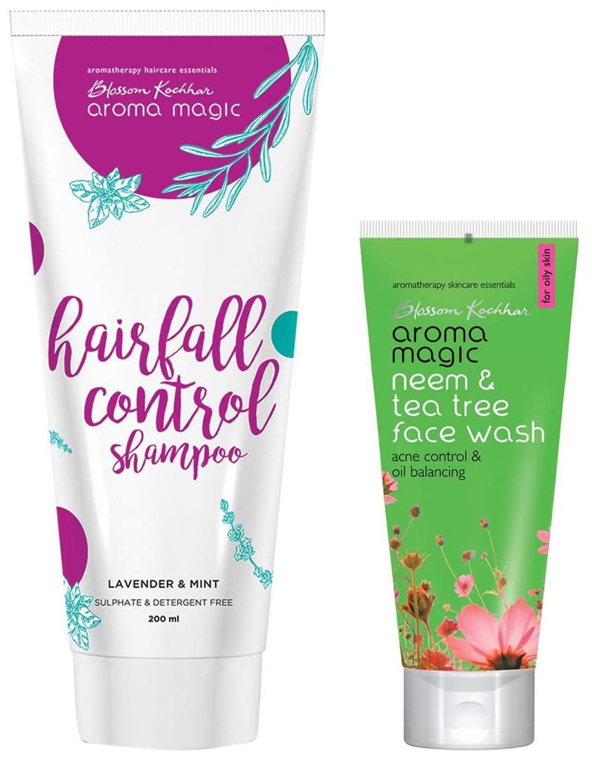 Aroma Magic Face Wash 100 ml (Neem) And Aroma Magic Hairfall Control Shampoo -200ml