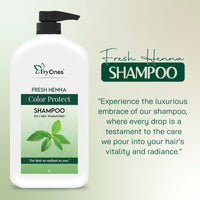 Henna Shampoo For Smooth, Shiny & Nourished Hair | Repairs Hair damage, Controls Frizz | For All Hair Types 1000 ml