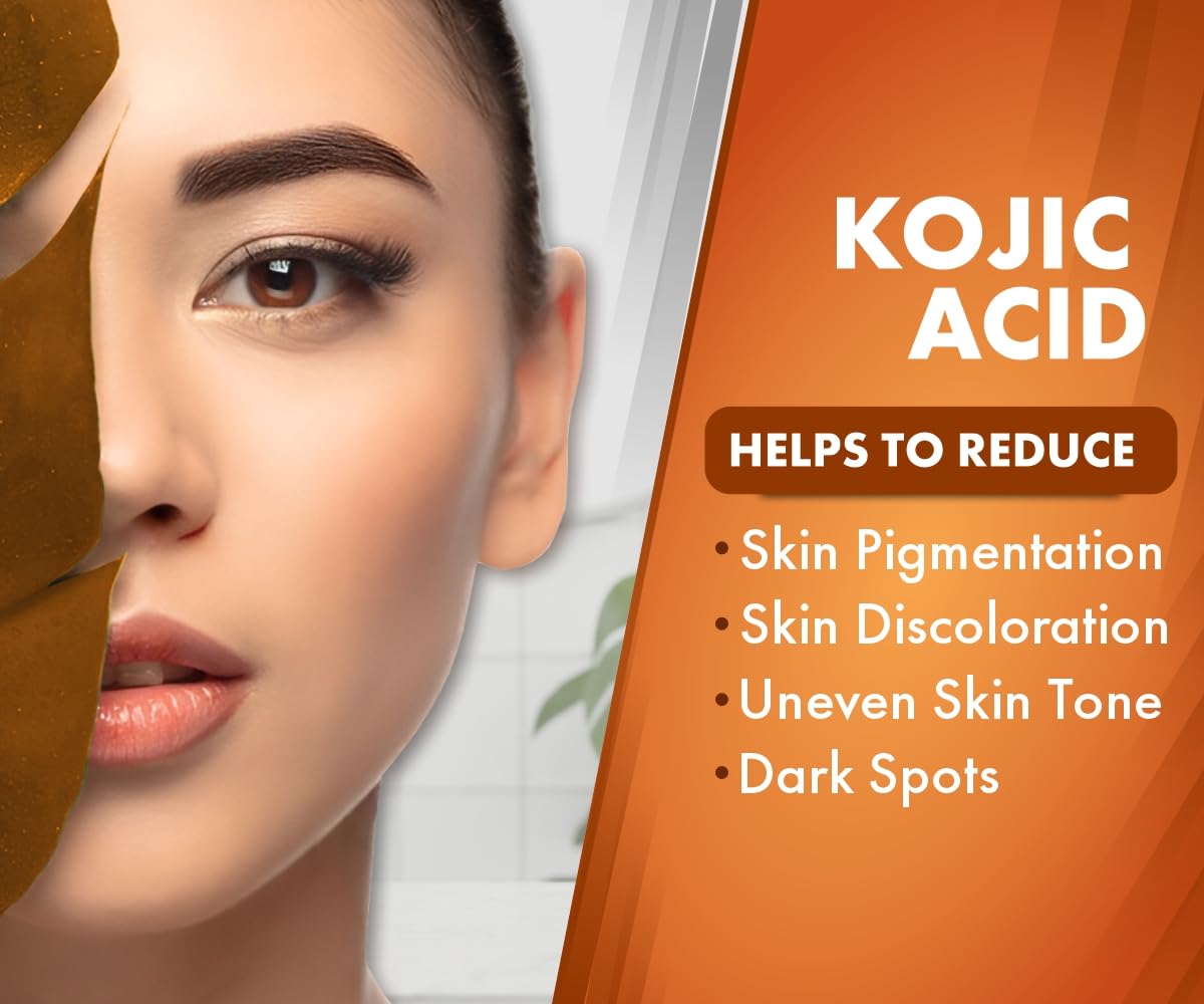 UrbanGabru Kozic Acid Skin Lightening Soap Pack of 6| Kojic acid soap with Glycerine, Glutathione, Alpha Arbutin, Niacinamide (75 g X 6)