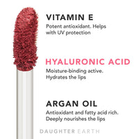 DAUGHTER EARTH Liquid Lipstick For Women With Vitamin E & Hyaluronic Acid |Long Lasting Matte Smudge Proof Vegan Lip Stick For Hydrating Lips | Mini Calm Before the Storm - 2.5ml