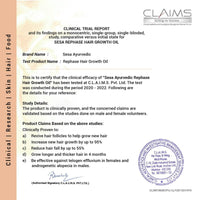 SESA Ayurvedic Rephase Refill Hair Growth Oil With 26 Herbs And 6 Essential Oils Promotes Hair Growth Help Reduces Hair Fall & Strengthen Roots Natural Hair Oil For Women And Men, 100 Ml