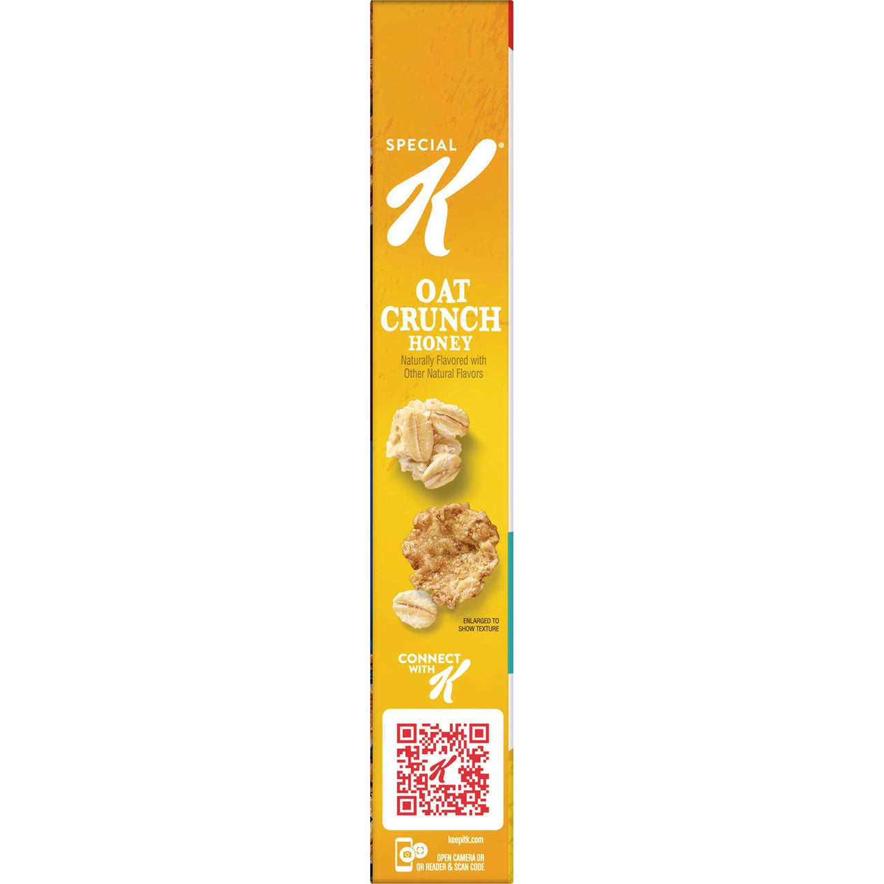 Kellogg's  Special K Cold Breakfast Cereal, Oat Crunch Honey, Fiber Cereal 13.5oz Box (1 Box)