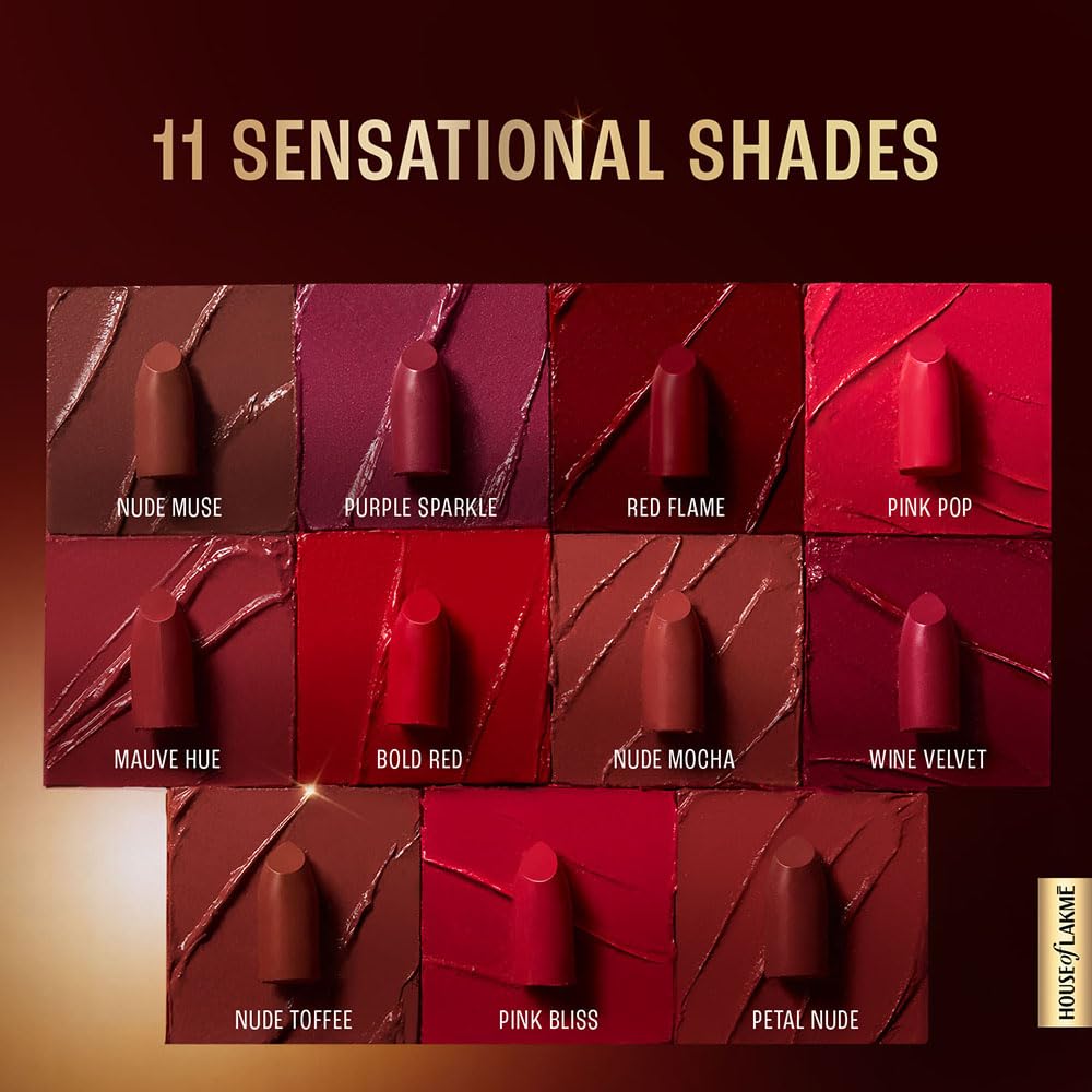 Lakmé Lipstick RED Flame (Matte)