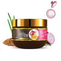 Khadi Natural Powered Botanics Onion and Fenugreek Hair Mask 200g, Strengthens, Nourishes and Revives Hair Naturally, Suitable for dry hair type