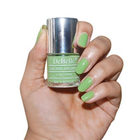 DeBelle Gel Creme Finish Nail Polish Mystique Green (Pastel Green), 8 Ml - Enriched With Natural Seaweed Extract, Cruelty Free, Toxic Free