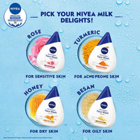 NIVEA Milk Delights Face Wash Precious Saffron For Normal Skin Skin 50ml, 50 ml