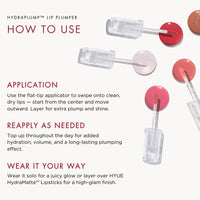 HYUE HydraPlump™ Lip Plumper | 4 ml | Long-term Plumping Effect & Hydration | Non-sticky Formula with Cooling Ice Cube sensation | Jojoba Oil, Vit E & Pomegranate Extract | Flat-tip Applicator (Cinnamon Girl, 4)