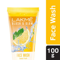 Lakmé Perfect Radiance Fairness Day Creme 50 g & Blush and Glow Lemon Fresh Facewash, 100g