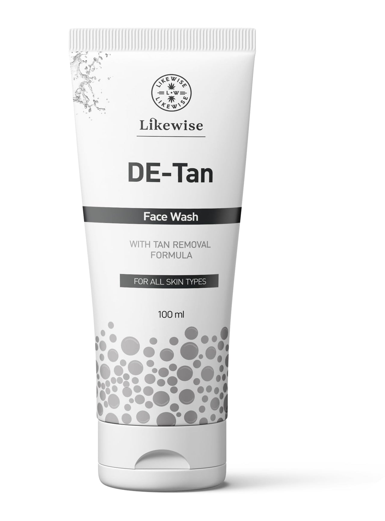 Likewise DE-Tan Face Wash With Tan Removal Formula For Glowing Skin | Face Wash For Dry, Oily, Acne Prone & Combination Skin | Face Wash For Men & Women | 100ml