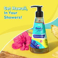 Plum Bodylovin' Hawaiian Rumba Shower Gel | SLS-Free Body Wash for Women & Men | Long Lasting Beachy Fragrance | Body Cleanser with Aloe-Infused Nourishing Formula for Soft & Smooth Skin - 240ml