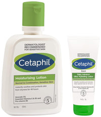 Cetaphil Dam Daily Advance Ultra Hydrating Lotion, 30g and Cetaphil Moisturizing Lotion, 100ml