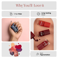 MARS High Coverage Liquid Matte Foundation | Blemish Free & Blendable Foundation For Makeup (40Ml) (Shade-04, All) EURO Nail Lacquer (6.0 ml) (Shade-14)