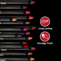 Glam21 Lip Seduction Non- Transfer Crayon Lipstick up to 12 Hours Stay | Lightweight & Longlasting|Creamy Matte | Smudge Proof - 2.8gm|Purple Mousse|12