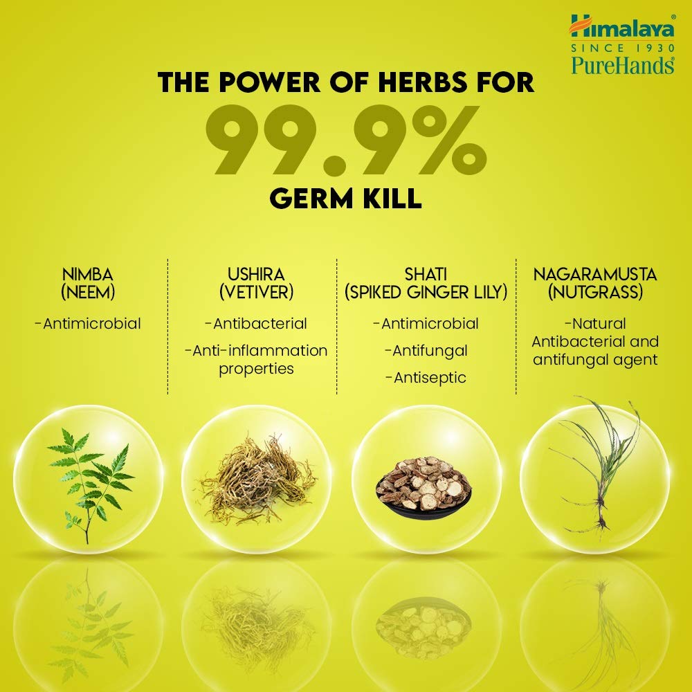 Himalaya Pure Hands | Hand Sanitizer - 500 ml (Lemon) (Packaging may vary)