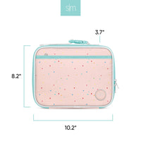 Simple Modern Kids Lunch Box for Toddler | Reusable Insulated Bag for Girls, Boys | Meal Containers for School with Exterior and Interior Pockets | Hadley Collection | Pink Ballerina