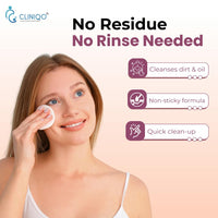 Cliniqo Premium Sterile Makeup Remover Wipes – Gentle, Alcohol-Free,Travel-Friendly, Removes Waterproof Makeup – 40 Large Wipes (20cm x 15cm)