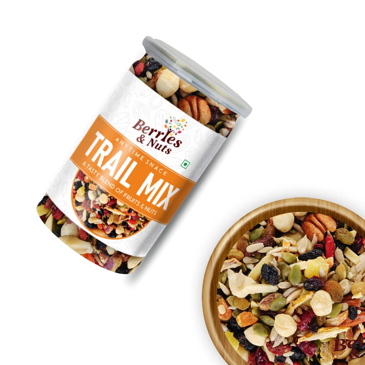 Berries And Nuts Trail Mix, Berries Mix & Seed Mix Combo | Trail Mix 200 Grams, Berries Mix 200 & Seed Mix 200 Grams