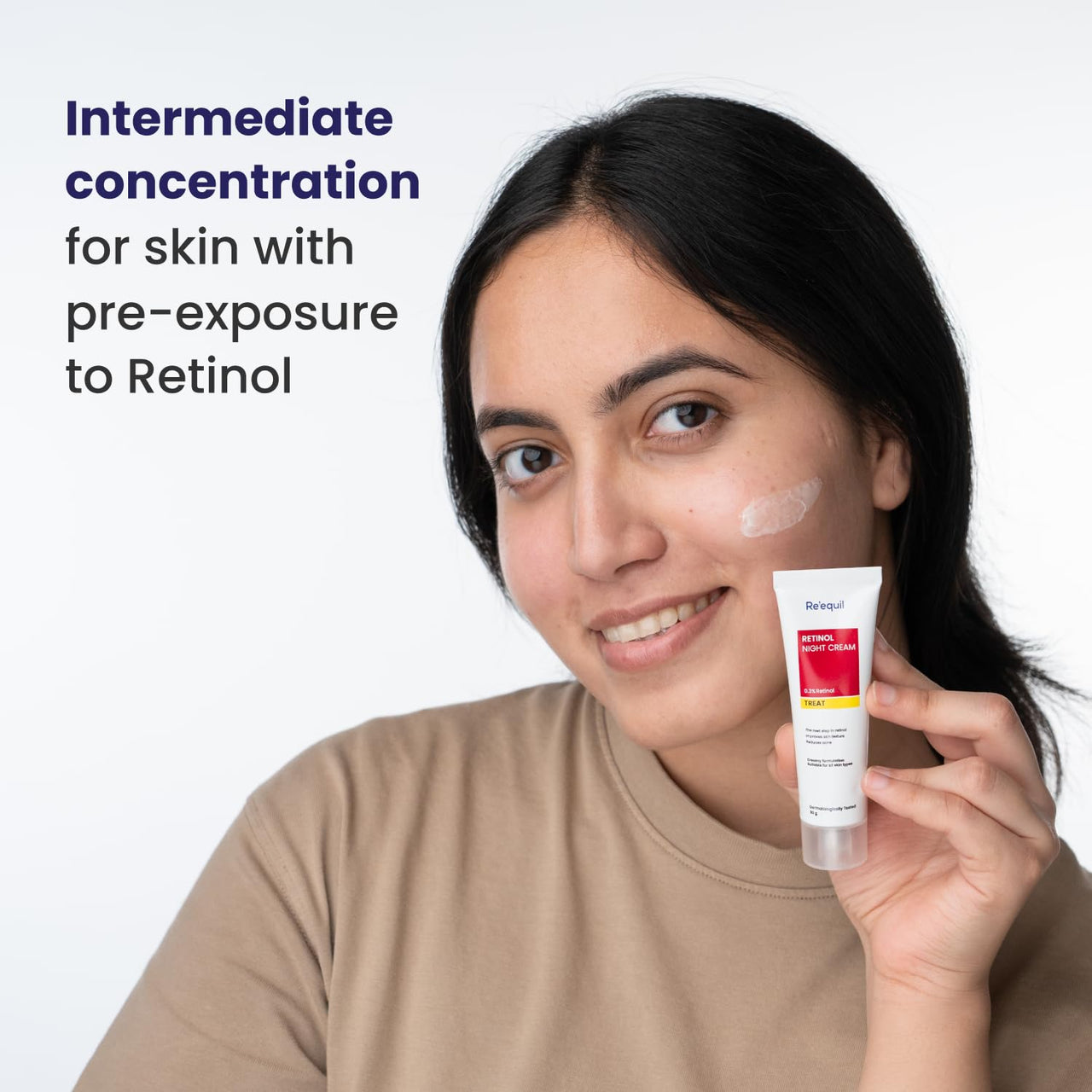 RE' EQUIL 0.3% Retinol Night Cream, Improves Skin Texture, Reduces Acne, Unisex, For All Skin Types, 30G