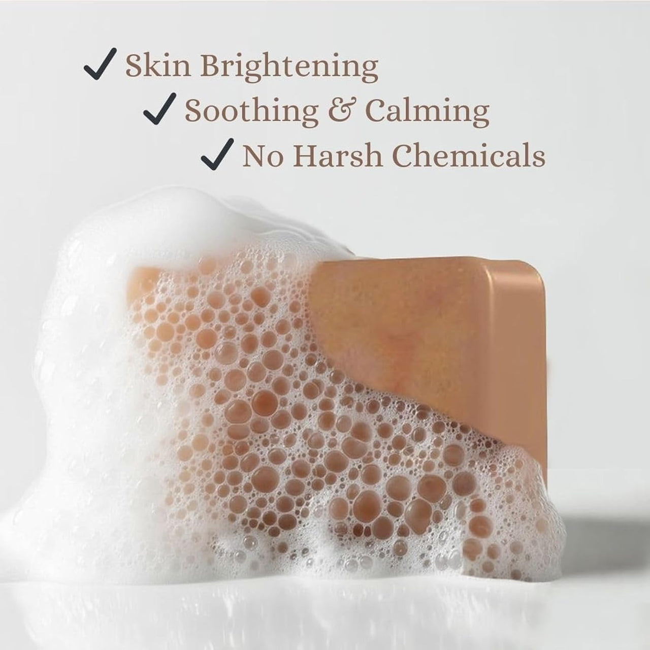 Apne Ghar Ka Soaps Sandalwood & Saffron Magic Soaps For Bath | Paraben Free | Chandan & Kesar Bath Soap | Handmade Soaps For Glowing | Skin Brightening Soap For Men & Women (100 Gms Gms Pack Of 1)