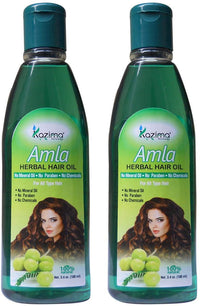 KAZIMA Amla Herbal Hair Oil Ideal For Hair Fall Repair Oil & Hair Fall Controll (100ML) (Pack of 2)