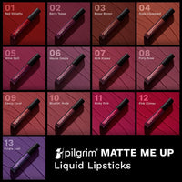 Pilgrim Liquid Matte Lipstick - Pink Climax | Lipstick for Women with Hyaluronic Acid & Spanish Squalane | Transferproof, Long Lasting & Non Drying with Hydrating Ingredients 3gms